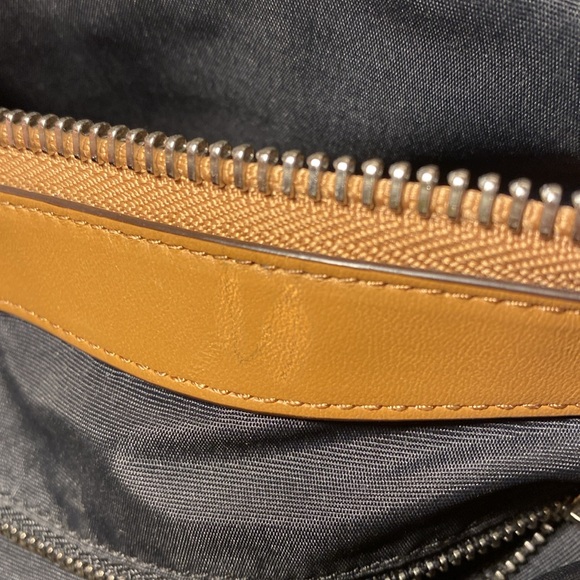 Coach Borough 30348 Tan Camel Leather Satchel Shoulder Bag - Picture 12 of 16